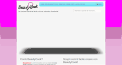 Desktop Screenshot of beautycook.it